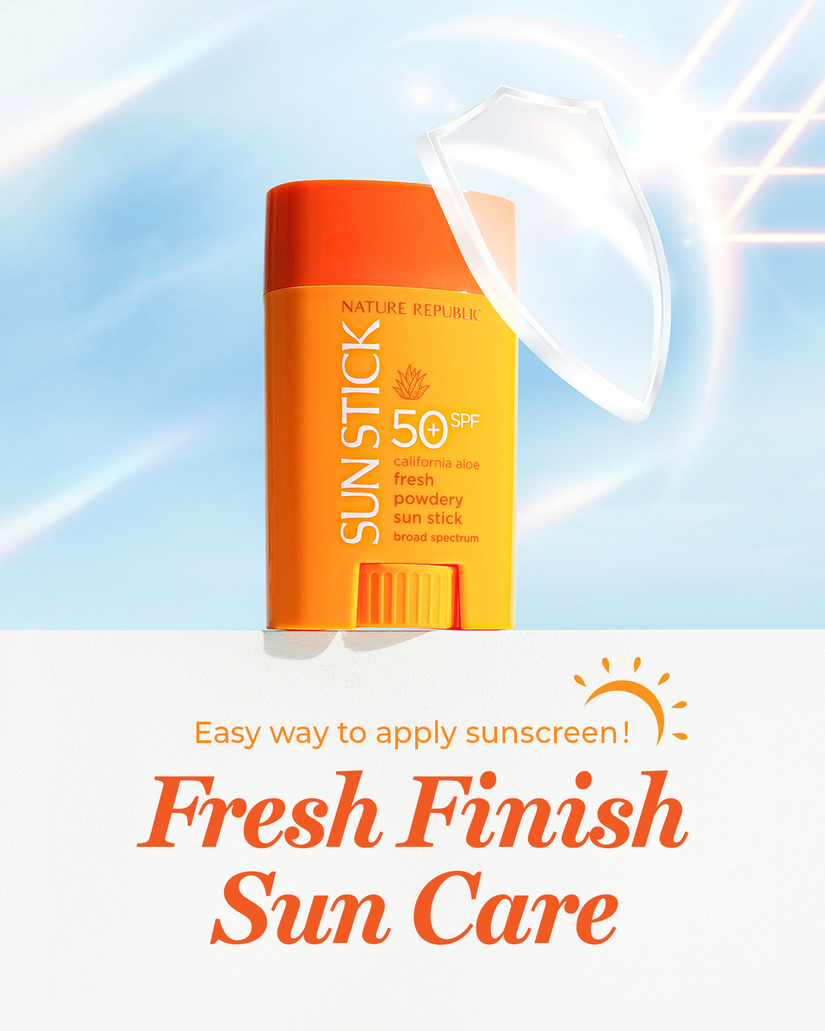 CALIFORNIA ALOE Fresh Powdery Sun Stick