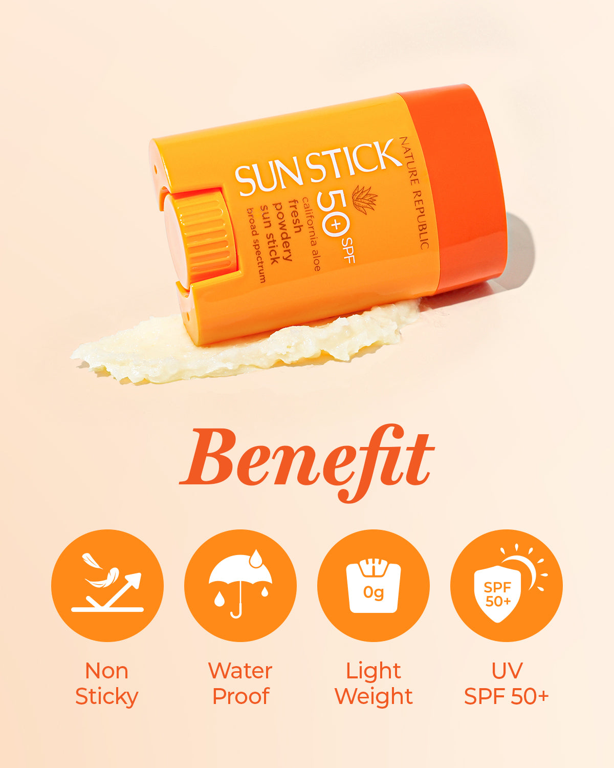 CALIFORNIA ALOE Fresh Powdery Sun Stick