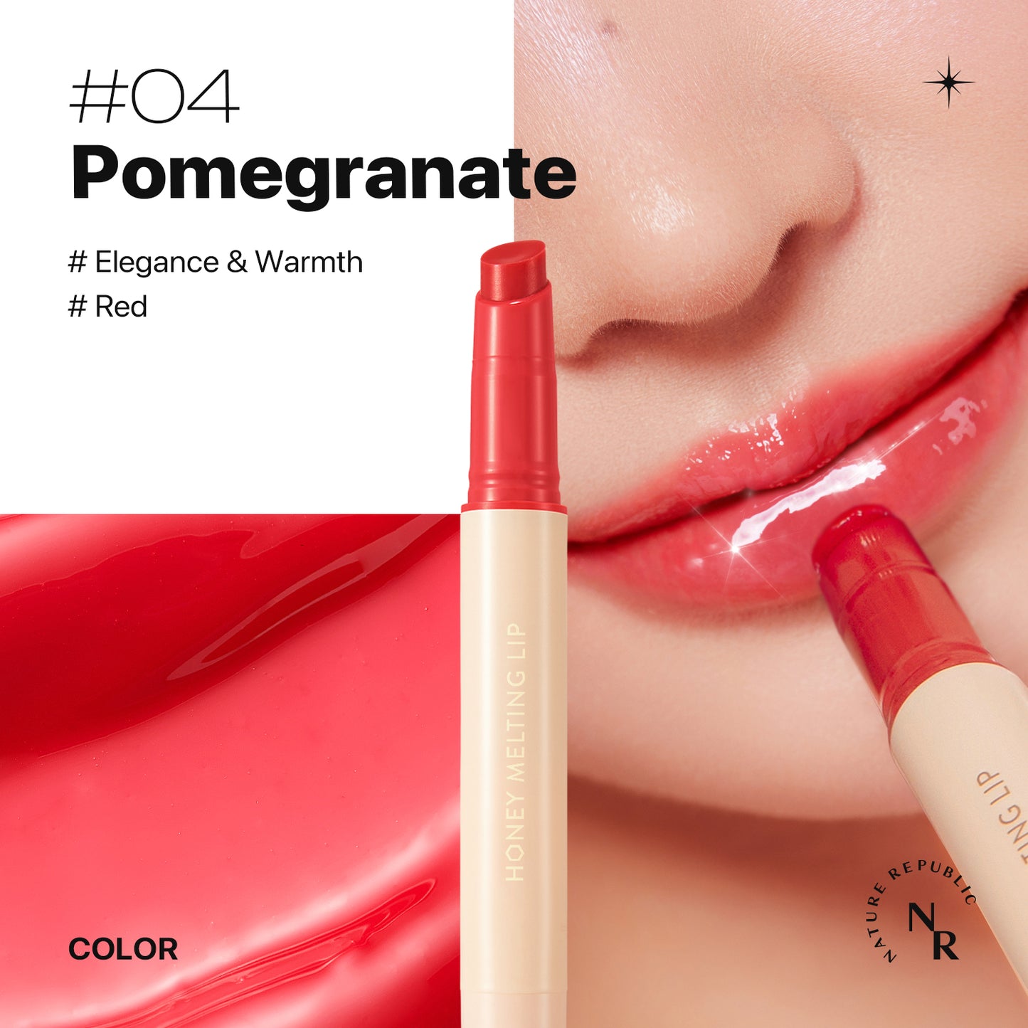 HONEY MELTING LIP 04 Pomegranate