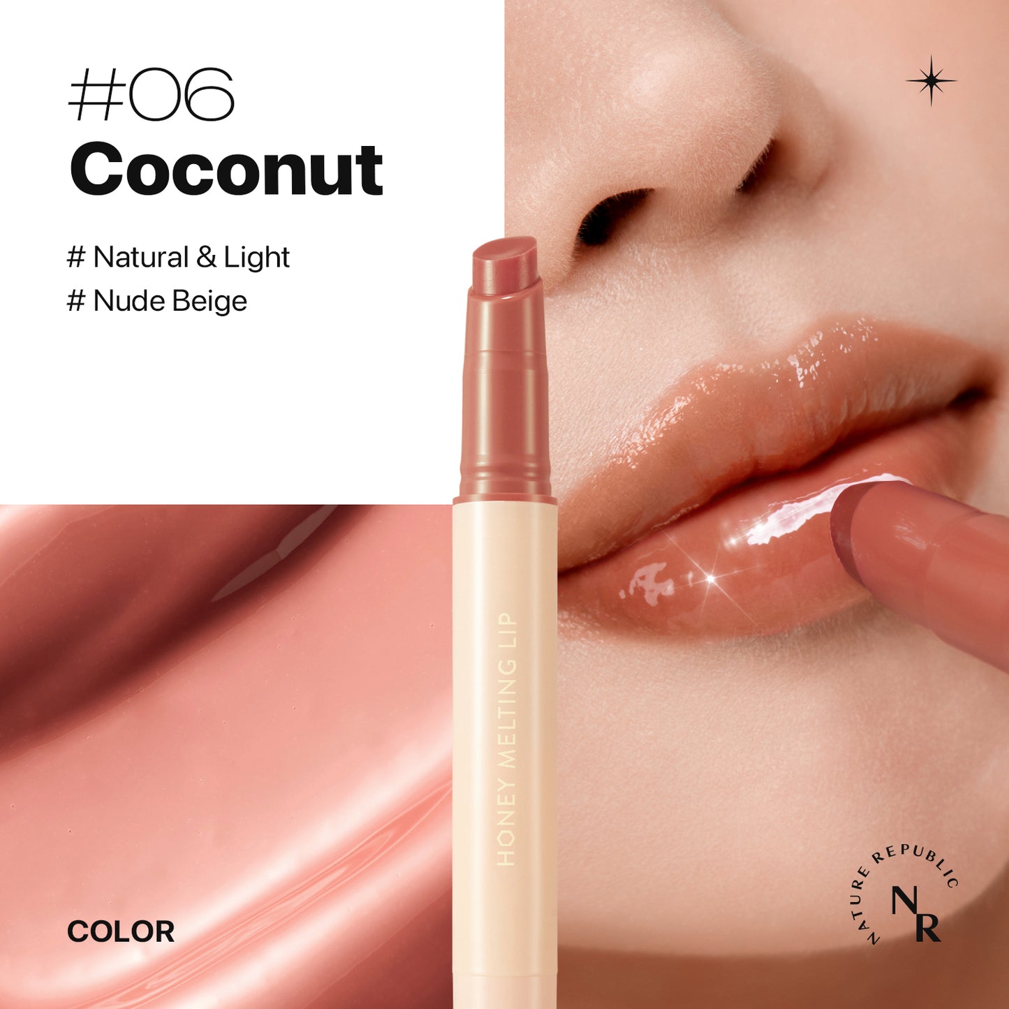 HONEY MELTING LIP 06 Coconut