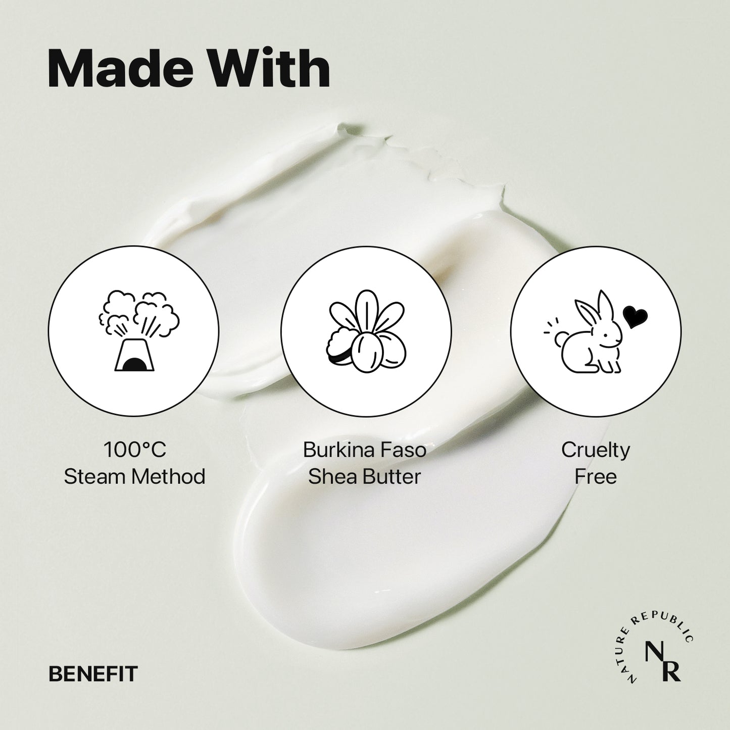 SHEA BUTTER Steam Cream Moist