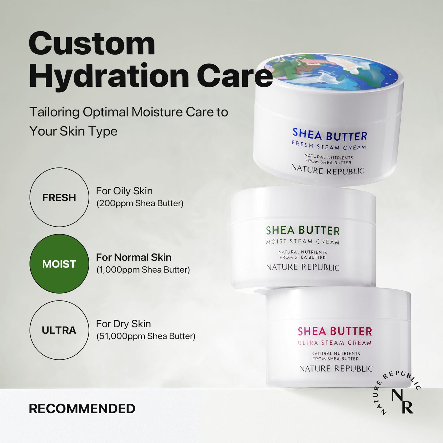 SHEA BUTTER Steam Cream Moist