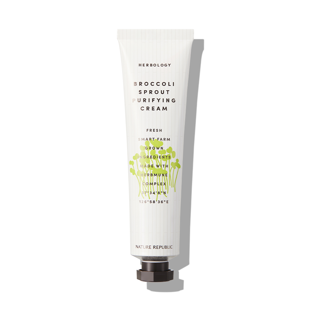 韓国コスメLUI＆LEI DIANA GENハイドレーショングローオーラクリーム HERBOLOGY Broccoli Sprout Purifying Cream – NATURE REPUBLIC