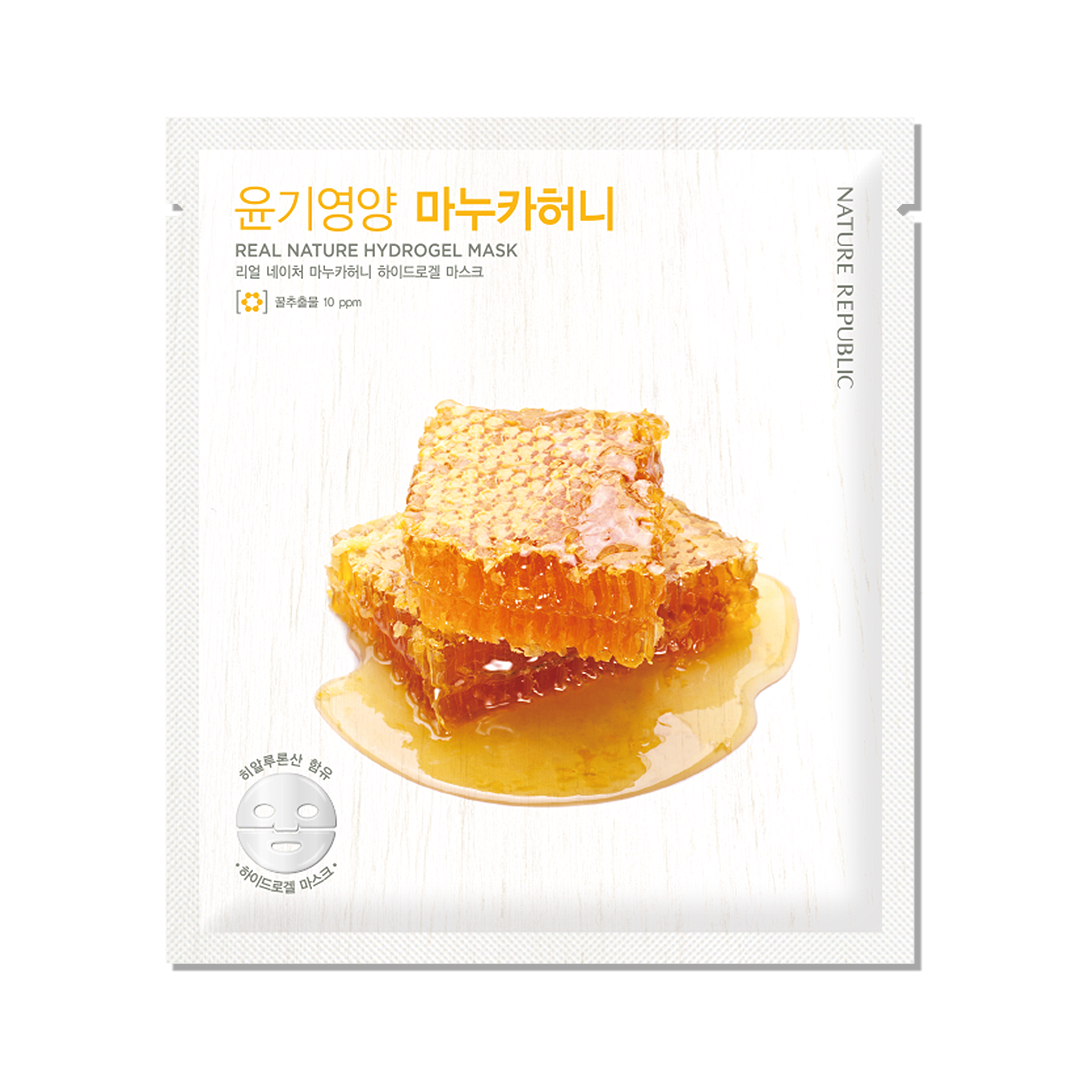 REAL NATURE Manuka Honey Hydrogel Mask Sheet