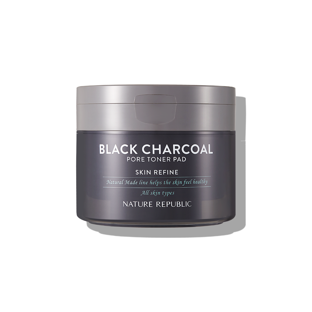 NATURAL MADE Black Charcoal Pore Toner Pad – NATURE REPUBLIC