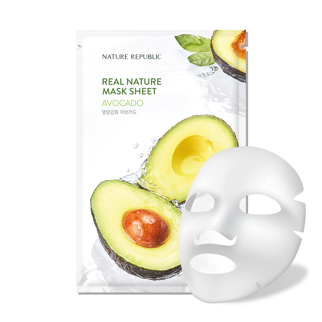 REAL NATURE Avocado Mask Sheet