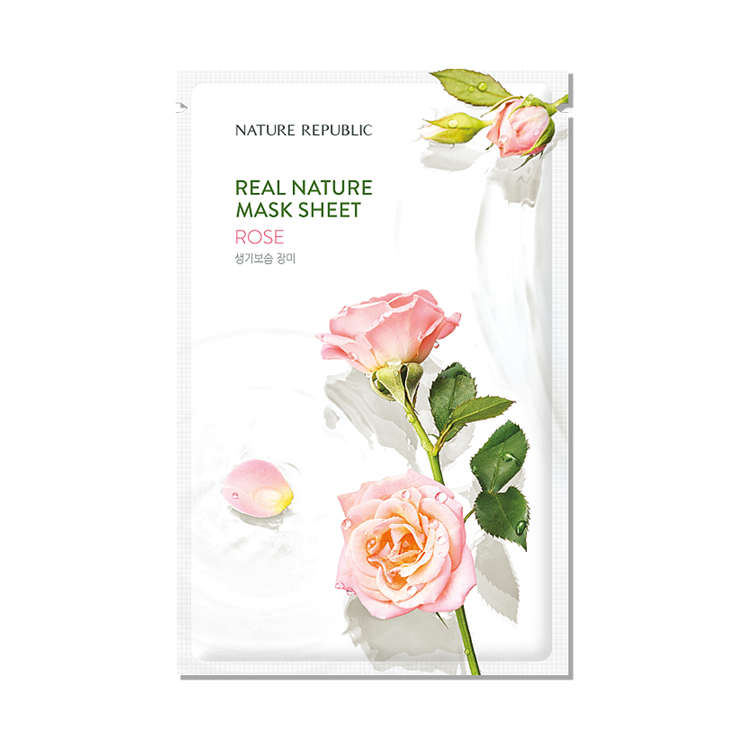 REAL NATURE Rose Mask Sheet