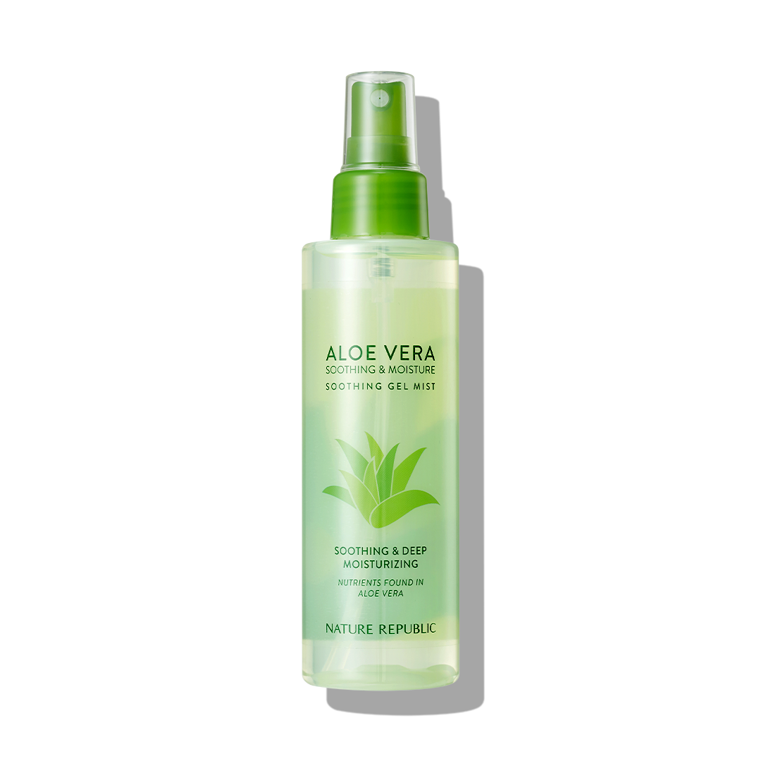 aloe vera plant spray SOOTHING & MOISTURE Aloe Vera Gel Mist – NATURE REPUBLIC