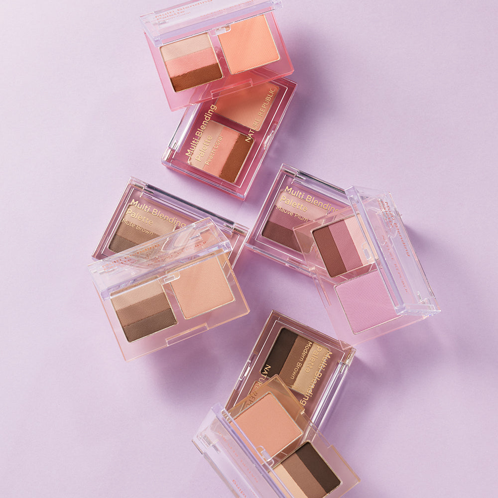 COLOR BLOSSOM Multi Blending Palette 02 Mute Brown