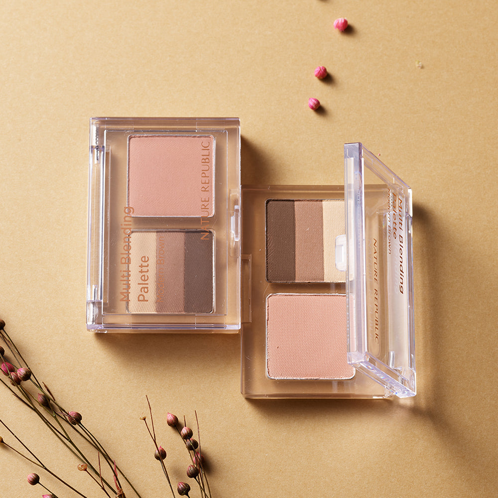 COLOR BLOSSOM Multi Blending Palette 01 Modern Brown