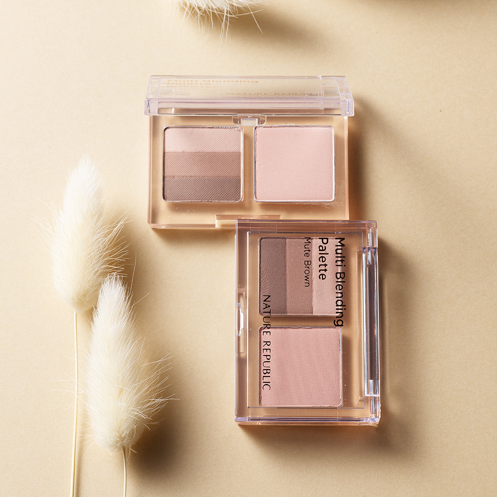 COLOR BLOSSOM Multi Blending Palette 02 Mute Brown