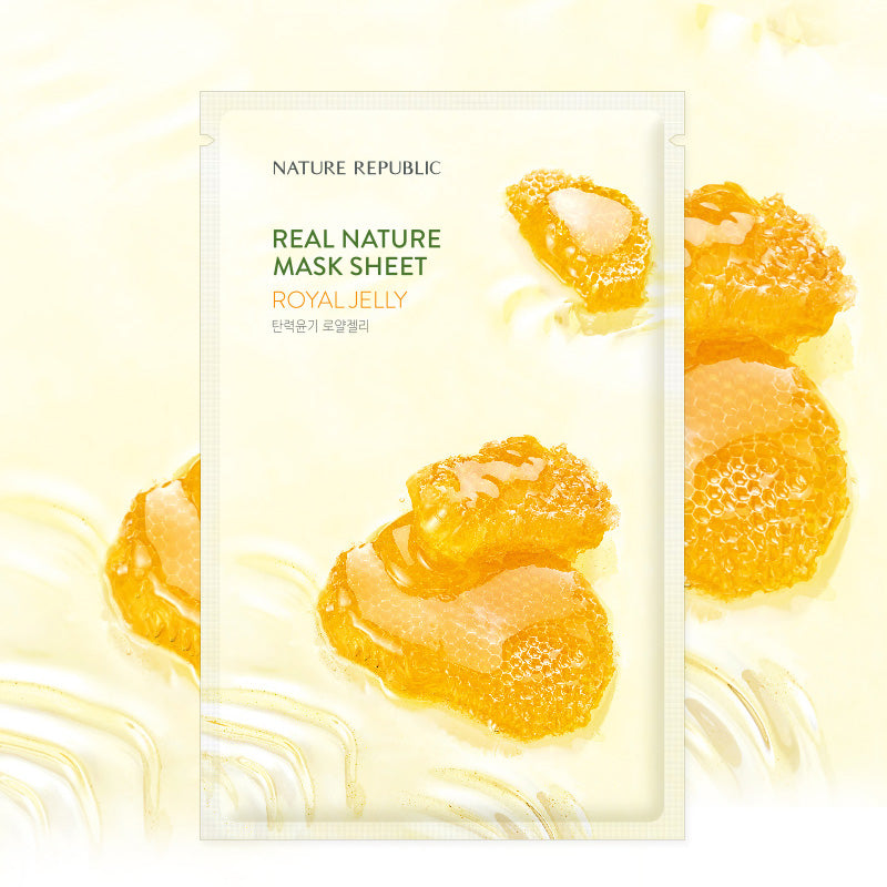 REAL NATURE Royal Jelly Mask Sheet