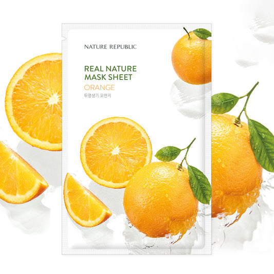 REAL NATURE Orange Mask Sheet