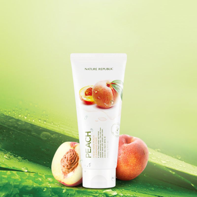 FRESH HERB Peach Foam Cleanser