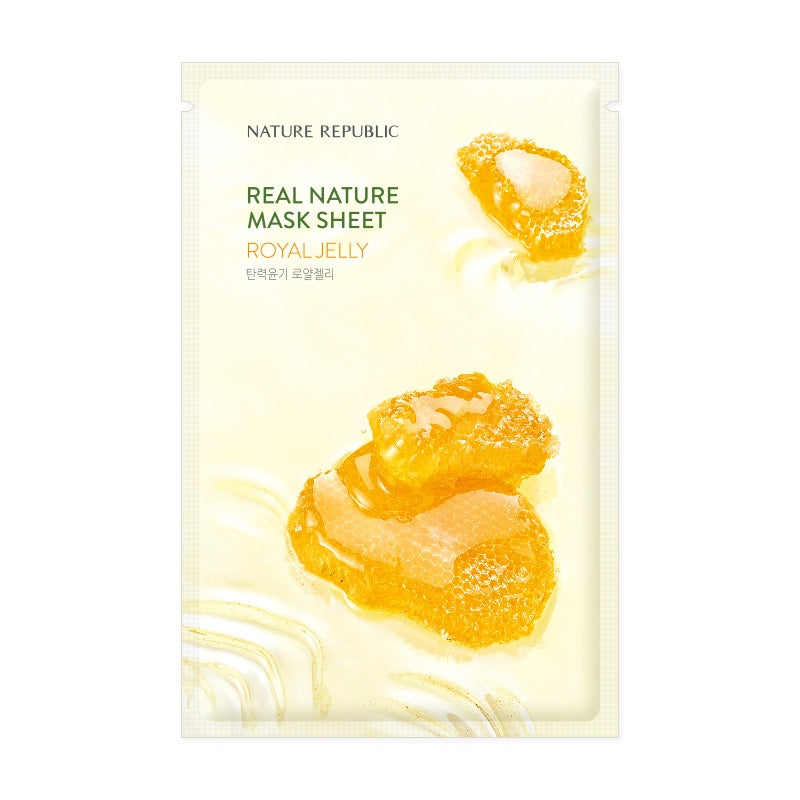 REAL NATURE Royal Jelly Mask Sheet
