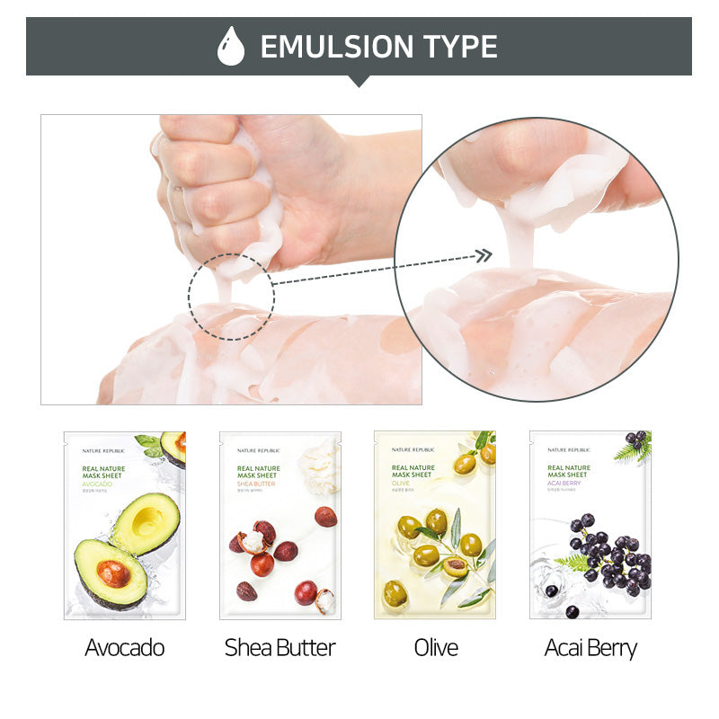 REAL NATURE Orange Mask Sheet