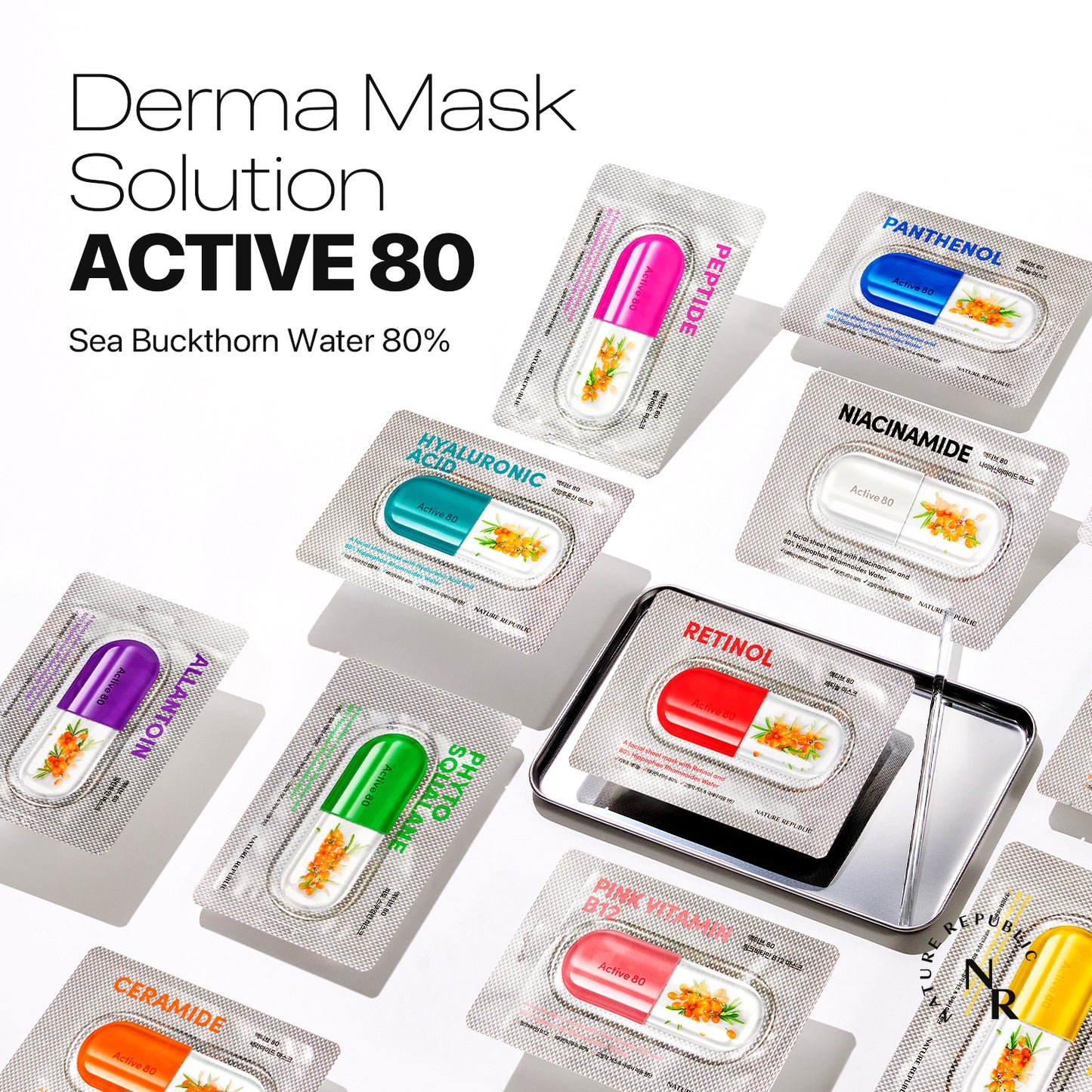 ACTIVE 80 Pink Vitamin B12 Mask