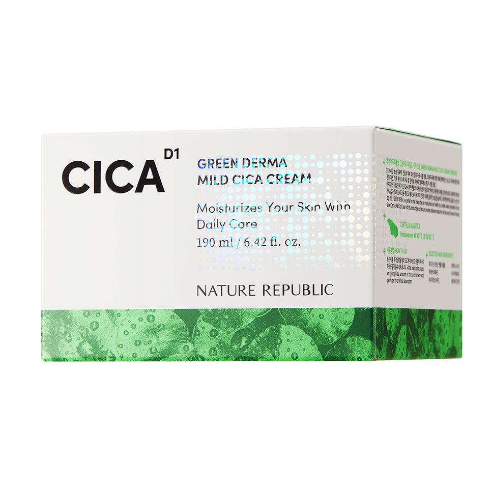 GREEN DERMA Mild Cica Cream – NATURE REPUBLIC