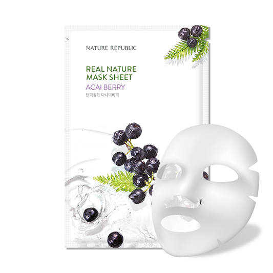 REAL NATURE Acai Berry Mask Sheet
