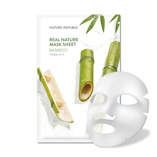 REAL NATURE Bamboo Mask Sheet – NATURE REPUBLIC