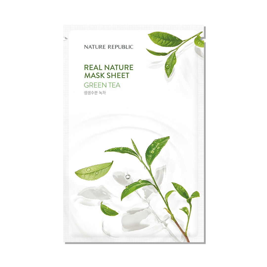 REAL NATURE Green Tea Mask Sheet