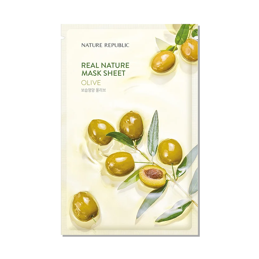 REAL NATURE Olive Mask Sheet