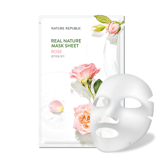 REAL NATURE Rose Mask Sheet