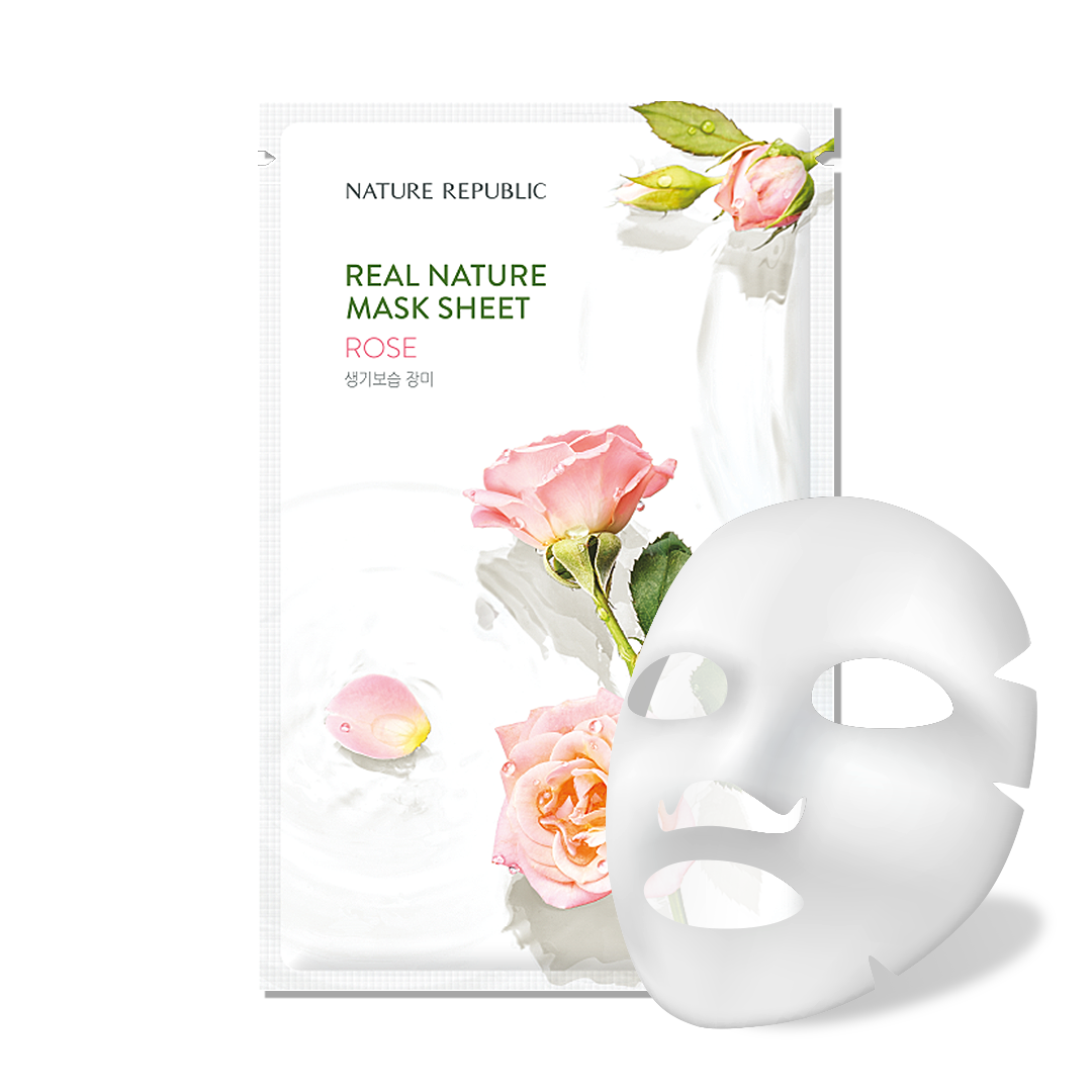REAL NATURE Rose Mask Sheet
