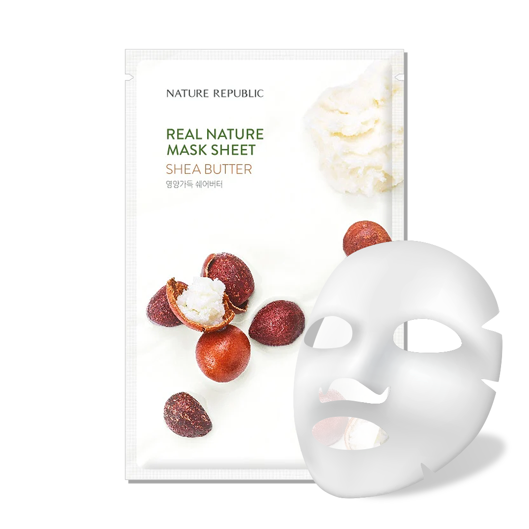 REAL NATURE Shea Butter Mask Sheet