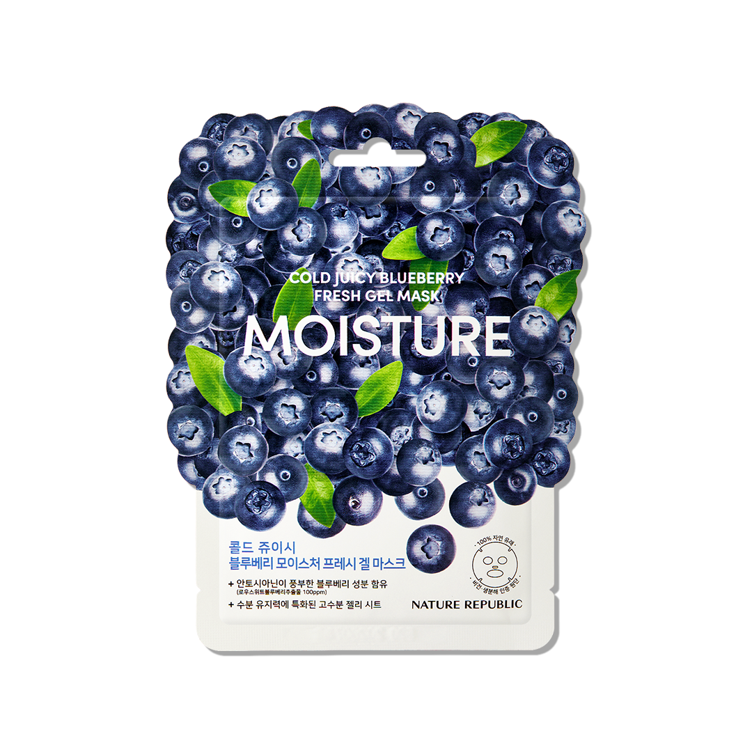 COLD JUICY Blueberry Moisture Fresh Gel Mask