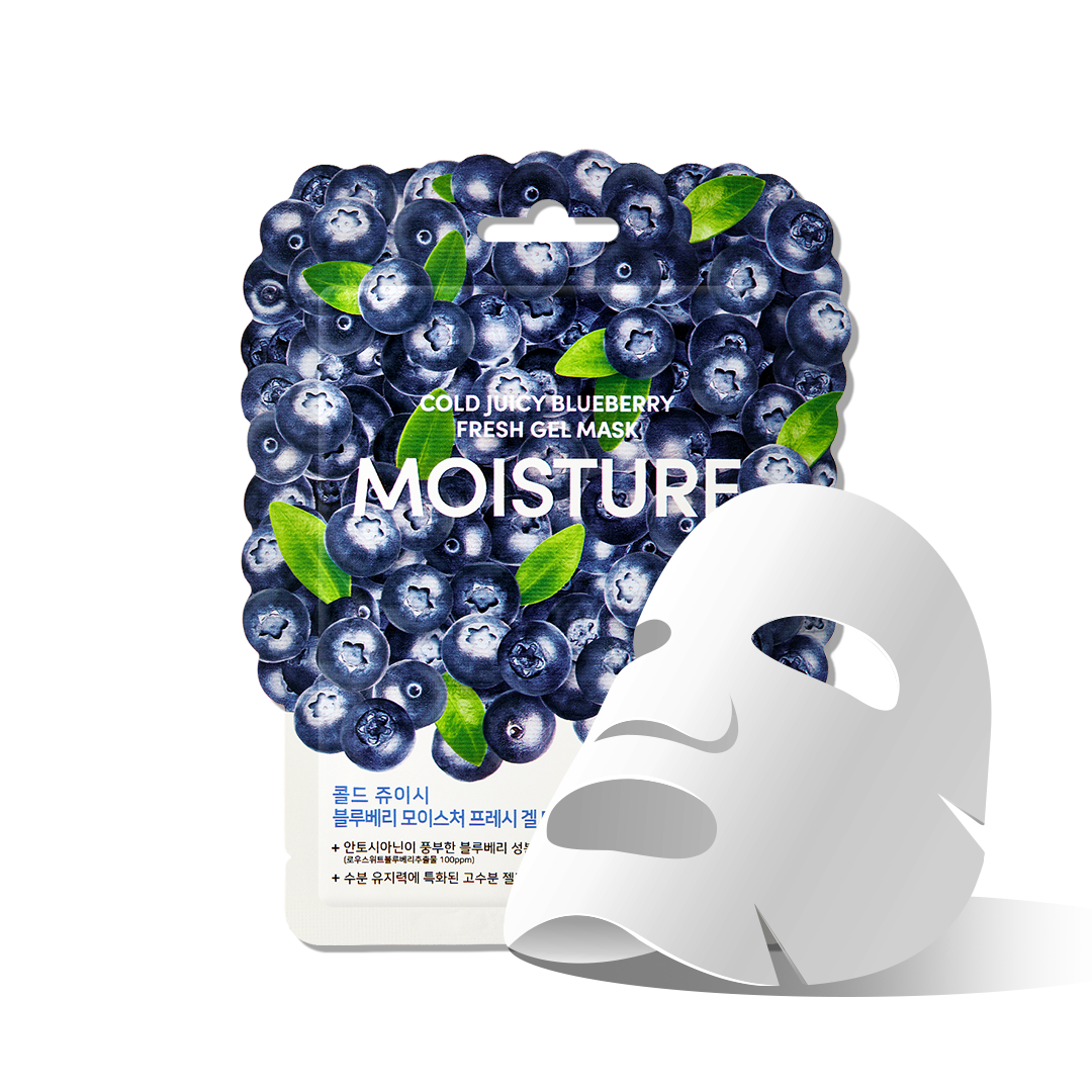 COLD JUICY Blueberry Moisture Fresh Gel Mask