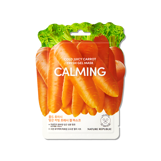 COLD JUICY Carrot Calming Fresh Gel Mask
