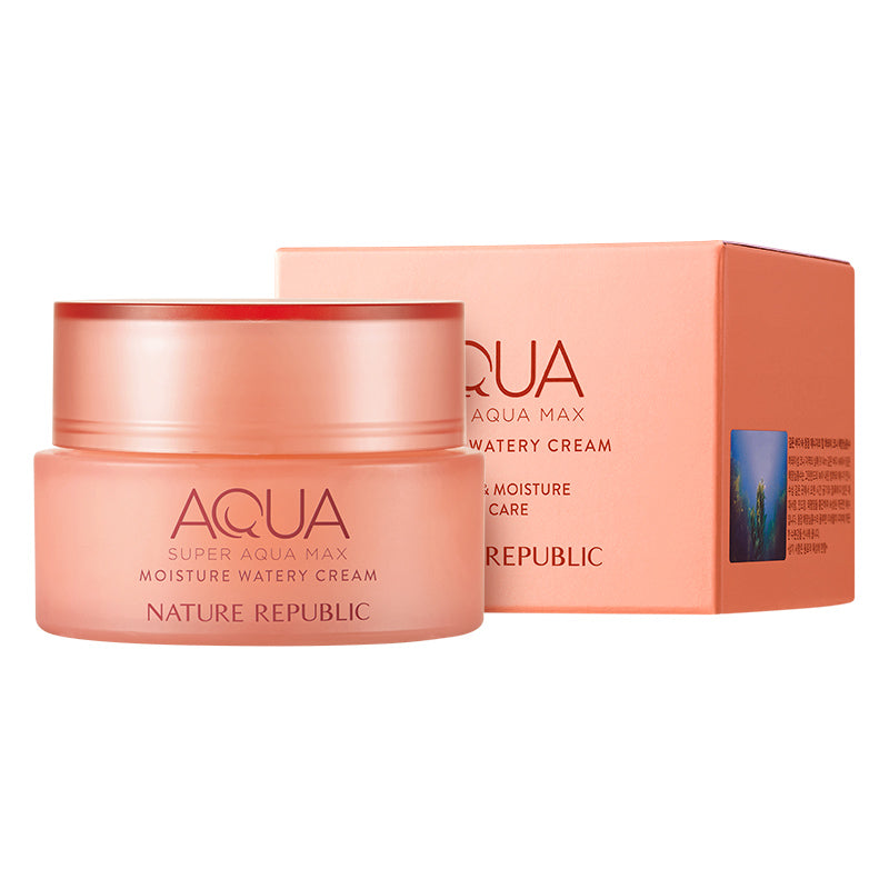aqua　クリーム12本 SUPER AQUA MAX Moisture Watery Cream (For Dry Skin) – NATURE