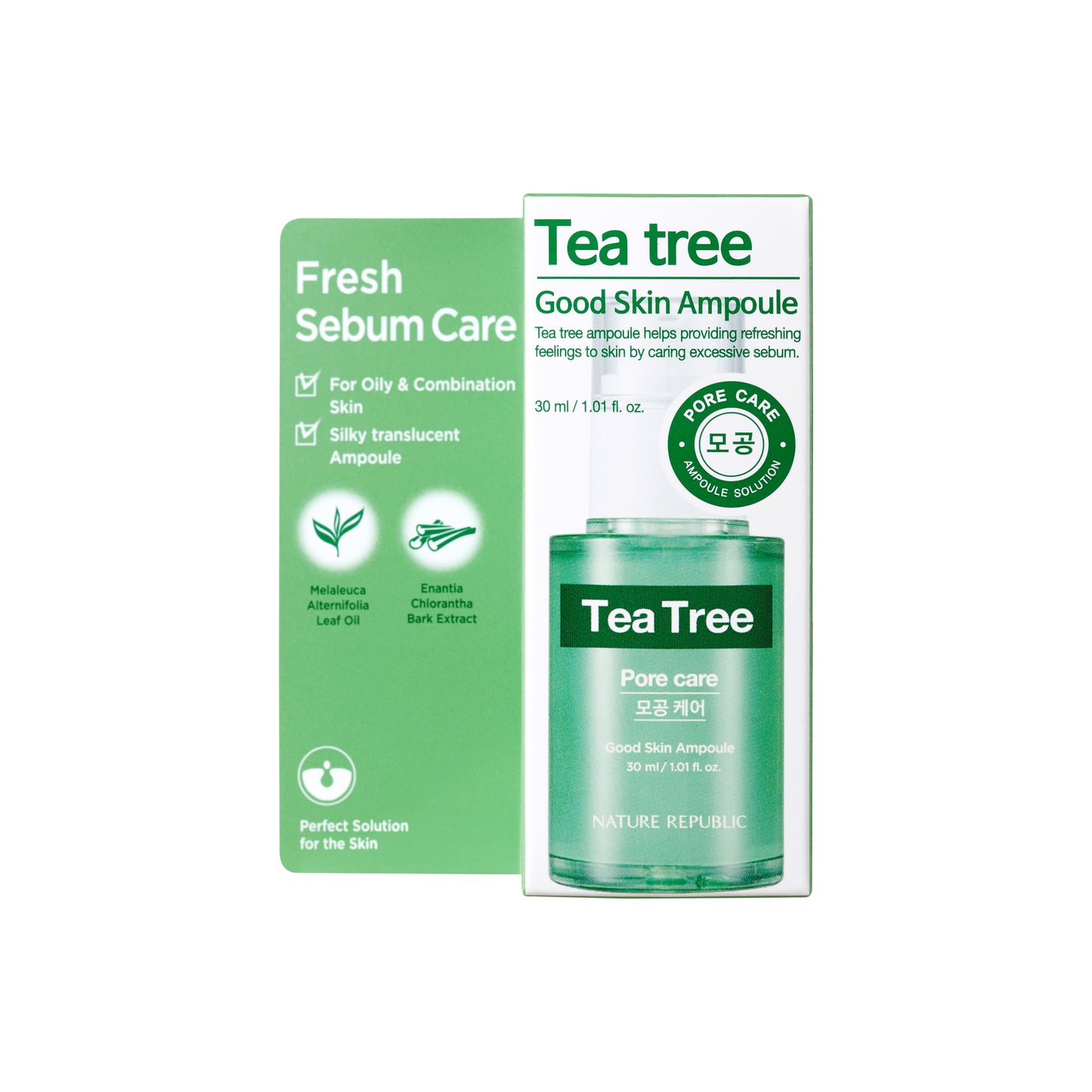 PORE CARE] Good Skin Tea Tree Ampoule Toner Pad – Nature Republic USA